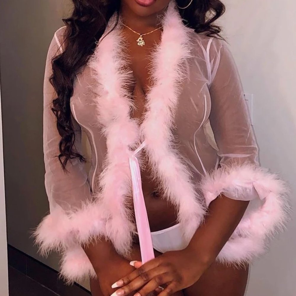 Fashion Nova Black Robe